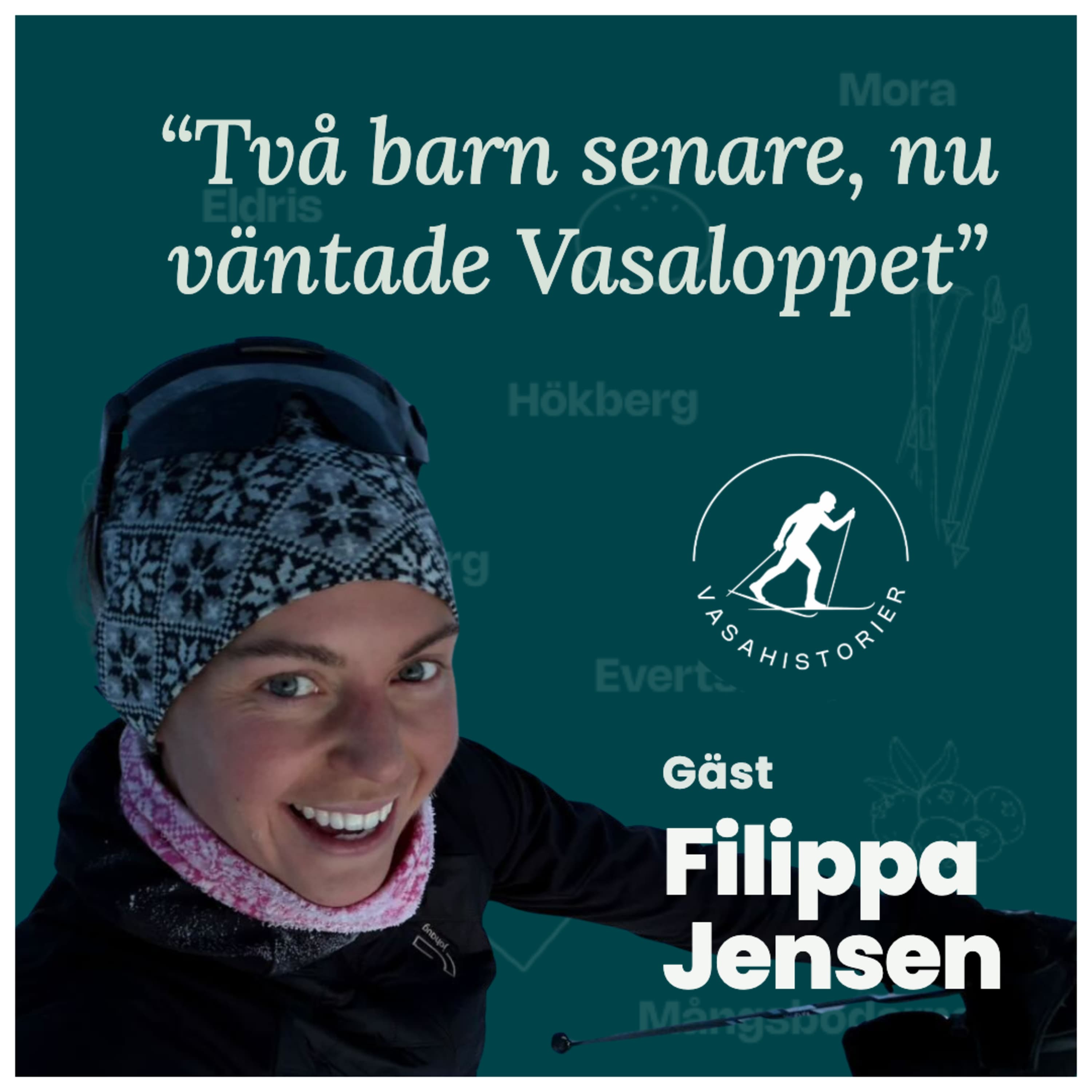 Filippa Jensen – Två barn senare, nu väntade Vasaloppet